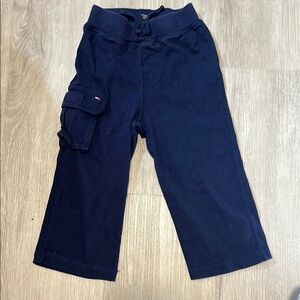 Tommy Hilfiger Navy Blue Kids Cargo Pants 18M